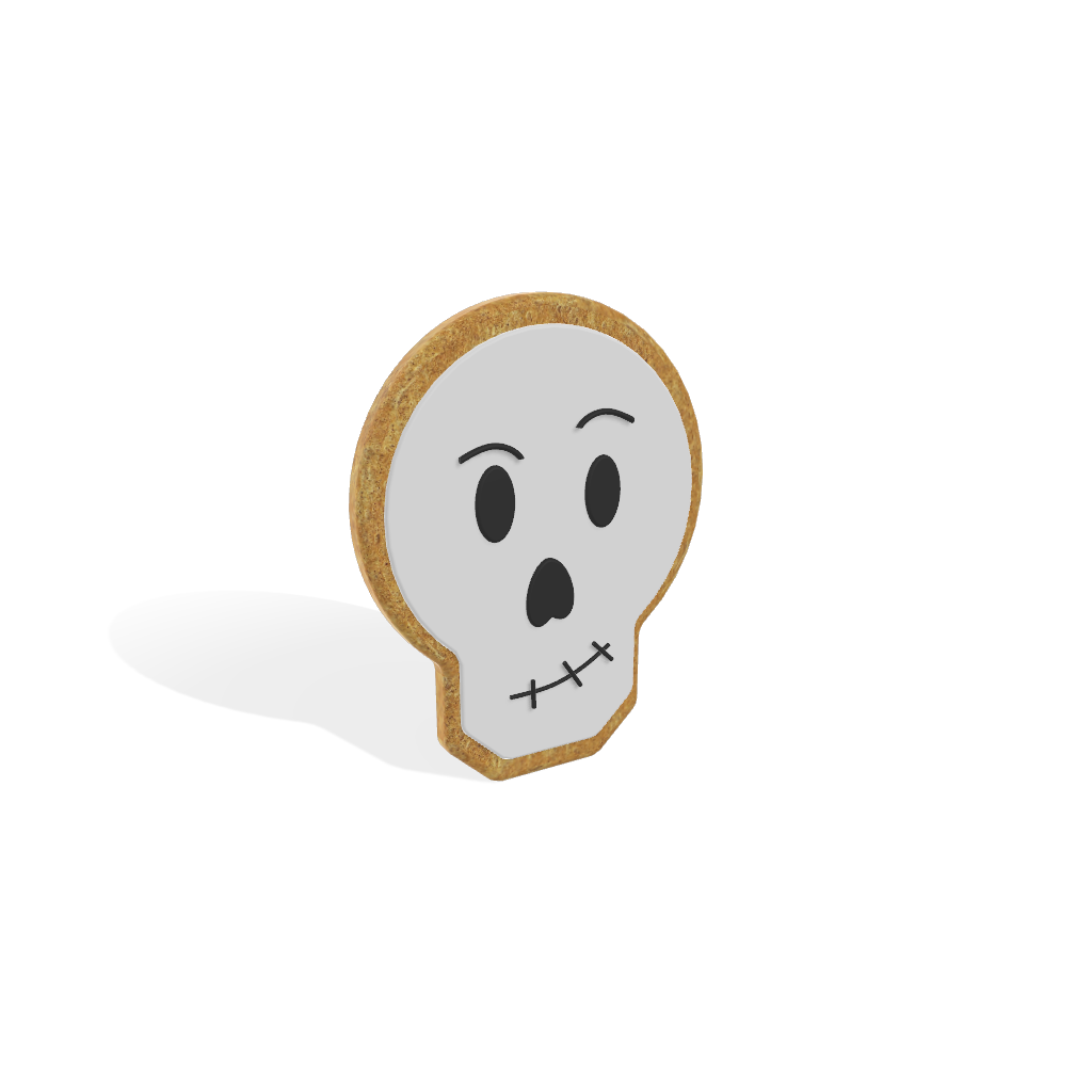Biscotti teschio Halloween